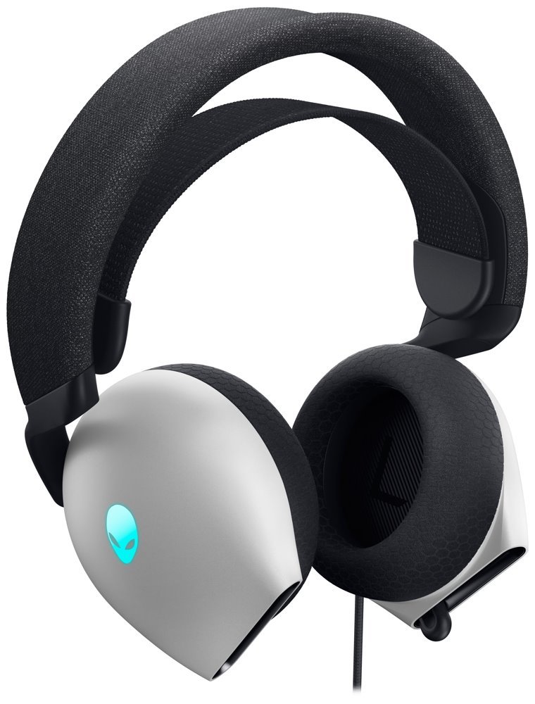DELL náhlavní souprava  AW520H/ Wired gaming Headset/ sluchátka + mikrofon/ bílá