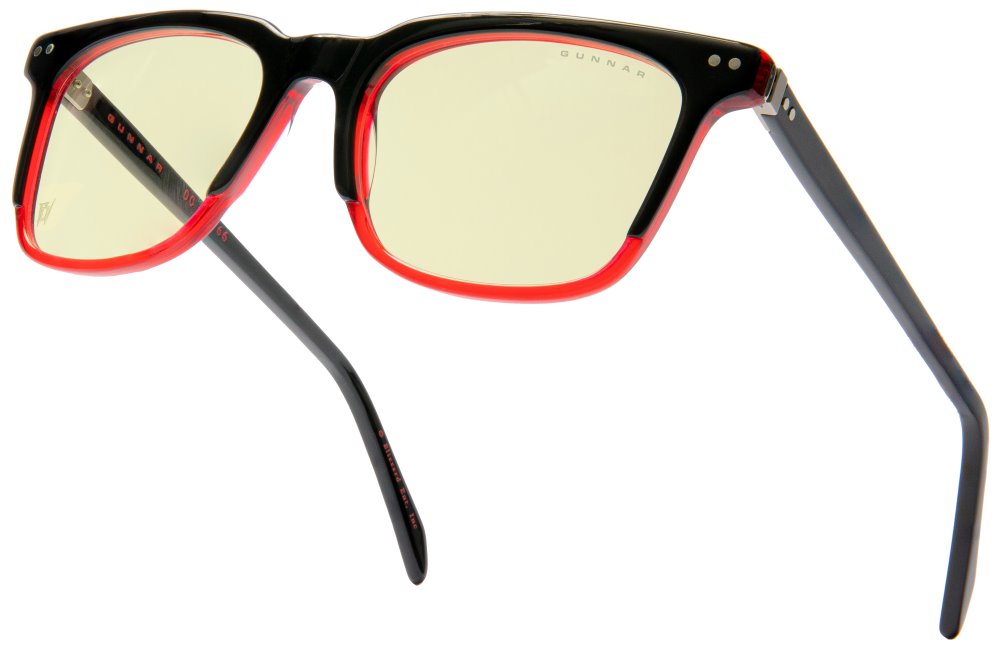 GUNNAR kancelářske/herní brýle DIABLO 4 LILITH COLLECTOR'S EDITION ONYX/RED * jantarová skla * BLF 65 * GUNNAR focus