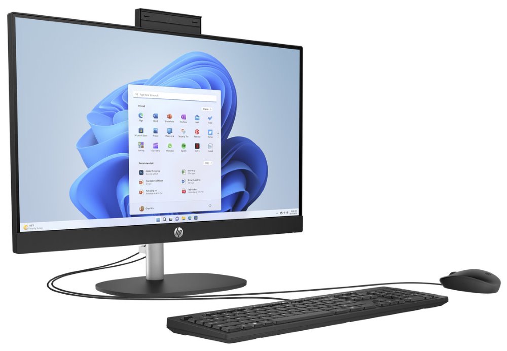 HP 24-cr0001nc/ AiO/ i3-1315U/ 16GB DDR4/ 1TB SSD/ Intel® UHD/ 23,8" FHD,matný/ W11H/ kbd+myš/ černý