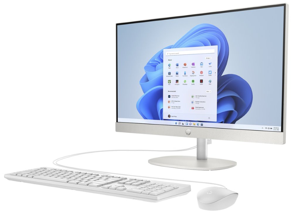 HP 24-cr0003nc/ AiO/ i5-1335U/ 16GB DDR4/ 1TB SSD/ Intel Iris/ 23,8" FHD,matný/ W11H/ kbd+myš/ bílý