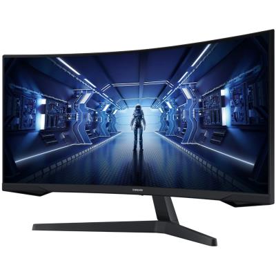 Samsung Odyssey G55T 34" / Prohnutý / UWQHD 3440x1440 / 21:9 / VA / 1ms / 165Hz / Jack/HDMI/DP/VESA