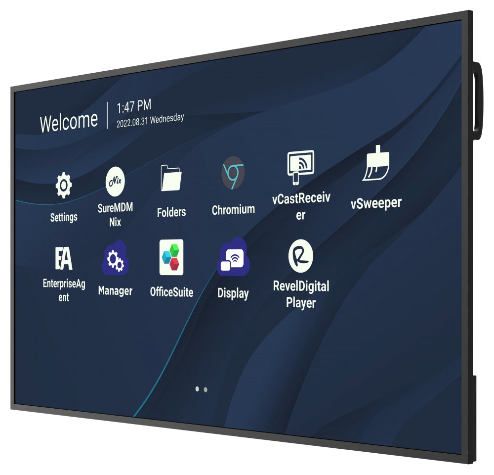 ViewSonic Flat Display CDE6530/65"/24-7 LCD/3840x2160/8ms/450cd/HDMI x 3/USB A x 2/USB-C/RJ45/RS232/repro/Android