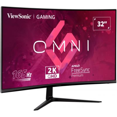 ViewSonic VX3218C-2K OMNI /32" prohnutý/VA/16:9/2560x1440 / 165Hz/ 1ms/ 250cd/m2 / Freesync premium /2xHDMI /DP / Repro