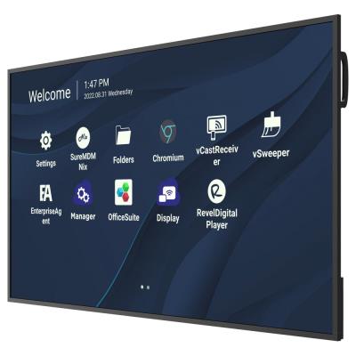 ViewSonic Flat Display CDE6530/65"/24-7 LCD/3840x2160/8ms/450cd/HDMI x 3/USB A x 2/USB-C/RJ45/RS232/repro/Android