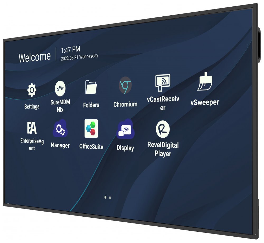 ViewSonic Flat Display CDE7530/75"/24-7 LCD/3840x2160/8ms/450cd/HDMI x 3/USB A x 2/USB-C/RJ45/RS232/repro/Android