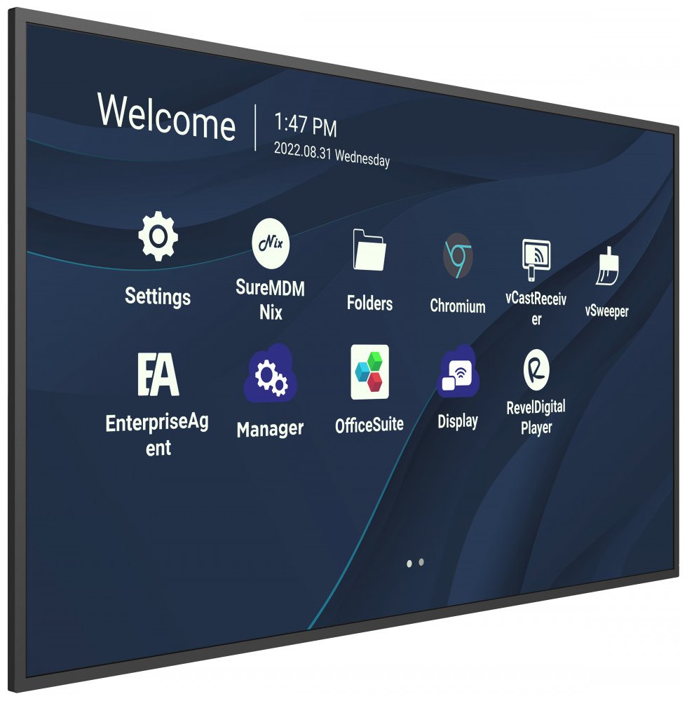ViewSonic Flat Display CDE9830/98"/24-7 LCD/3840x2160/8ms/500cd/HDMI x 3/USB A x 2/USB-C/RJ45/RS232/repro/Android