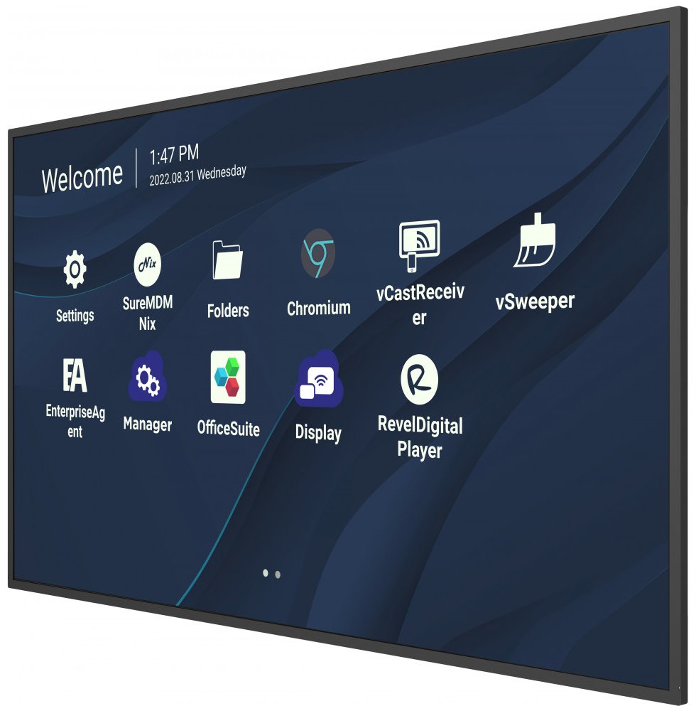 ViewSonic Flat Display CDE9830/98"/24-7 LCD/3840x2160/8ms/500cd/HDMI x 3/USB A x 2/USB-C/RJ45/RS232/repro/Android