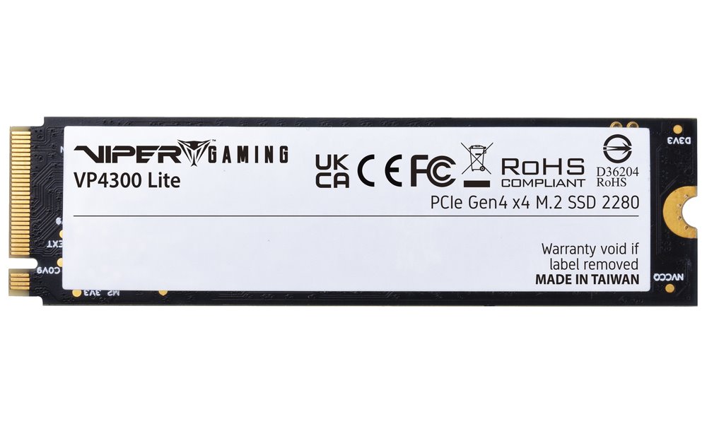 PATRIOT VIPER VP4300 Lite 2TB SSD / Interní / M.2 PCIe Gen4 x4 NVMe / 2280 / DRAMLESS
