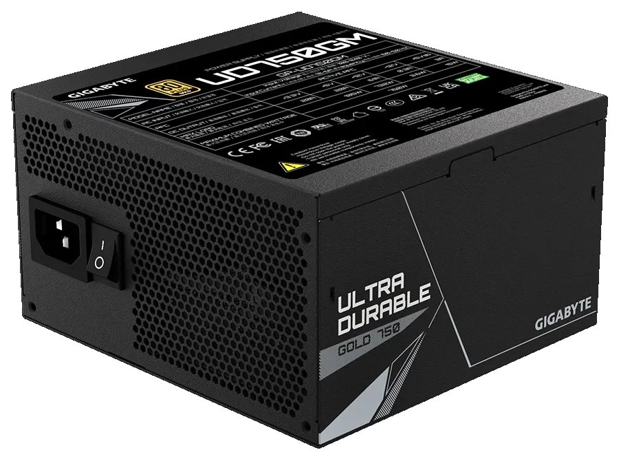 GIGABYTE zdroj GP-UD750GM / 750W / 80 PLUS GOLD / ATX / modulární / 120mm fan / akt. PFC