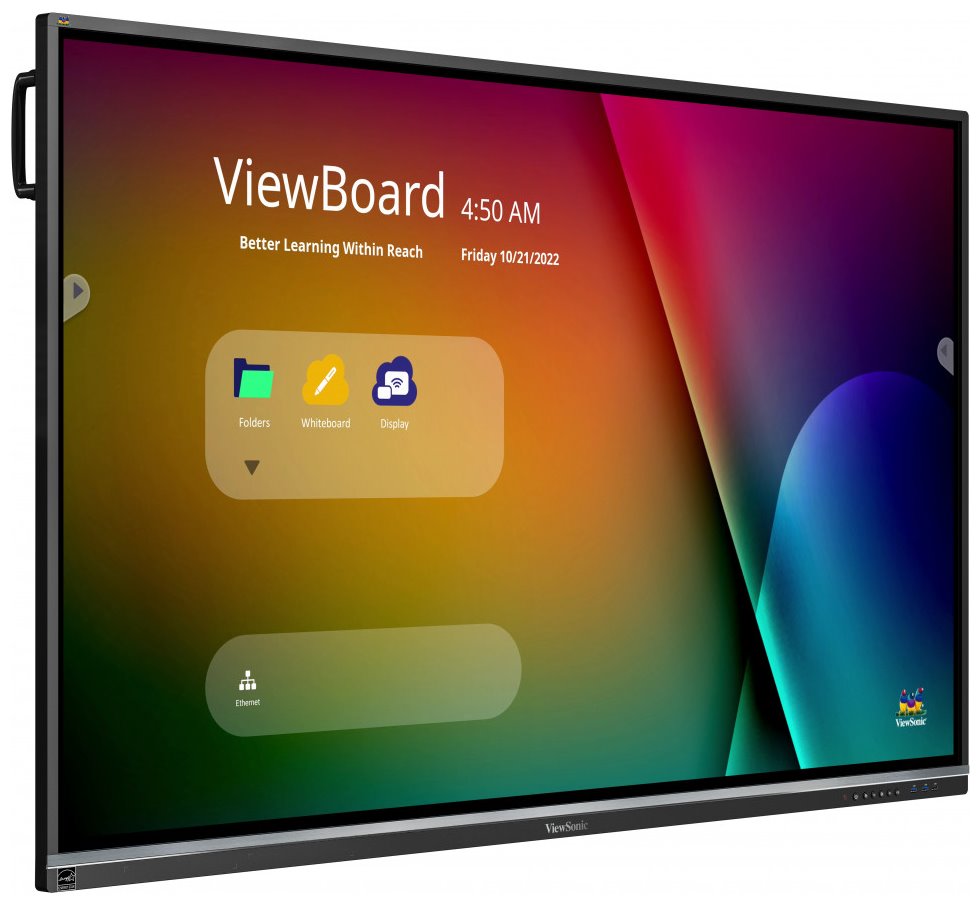 ViewSonic Flat Touch Display IFP7550-5/ 75"/ UHD / 16/7 /400cd / Android 4-32/ OPS/ HDMI/USB-C/ HDMIout