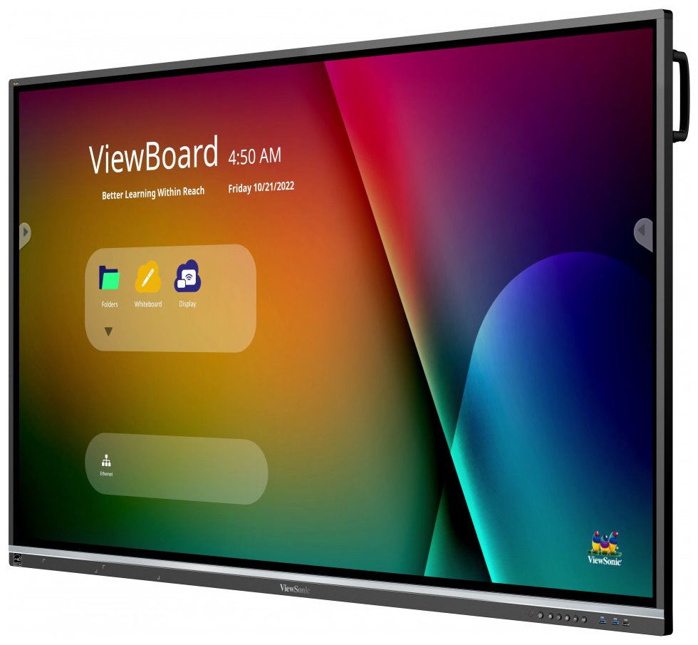 ViewSonic Flat Touch Display IFP7550-5/ 75"/ UHD / 16/7 /400cd / Android 4-32/ OPS/ HDMI/USB-C/ HDMIout