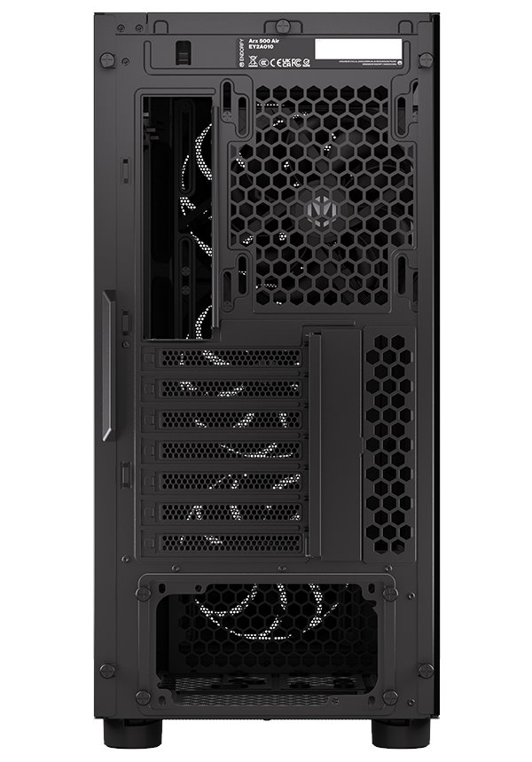 Endorfy skříň Arx 500 Air / ATX / 5 x 140 fan (až 7 fans) / 2xUSB-A / USB-C / tvrzené sklo  / mesh panel /  černá