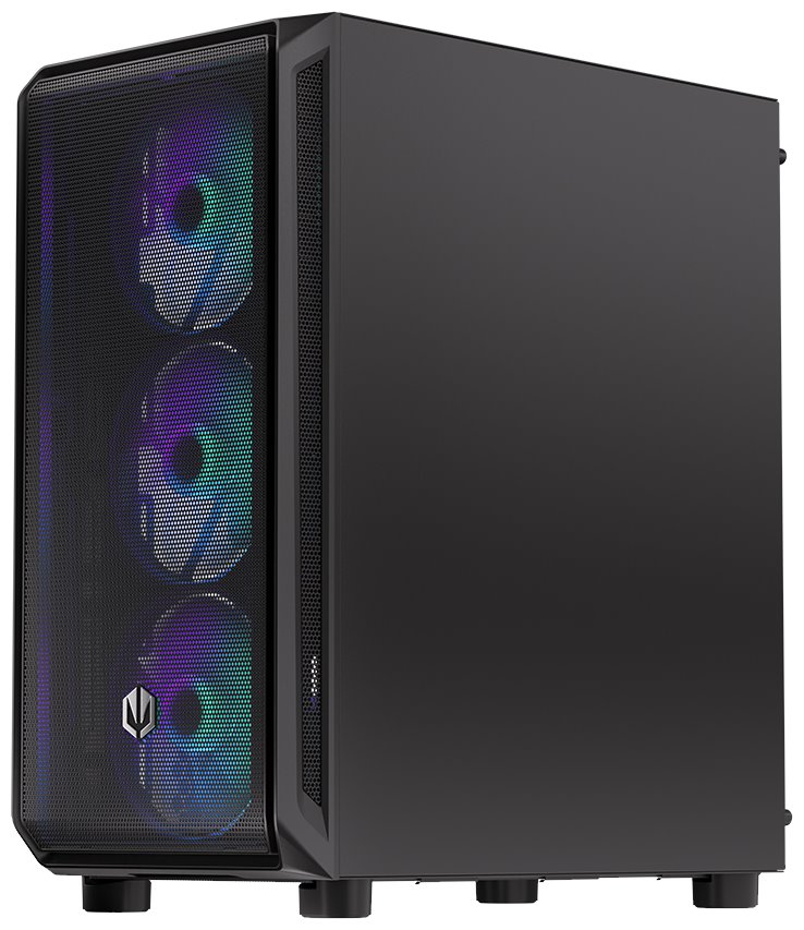 Endorfy skříň Arx 500 ARGB / ATX / 4 x 140 ARGB fan (až 7 fans) / 2xUSB-A / USB-C / tvrzené sklo  / mesh panel /  černá