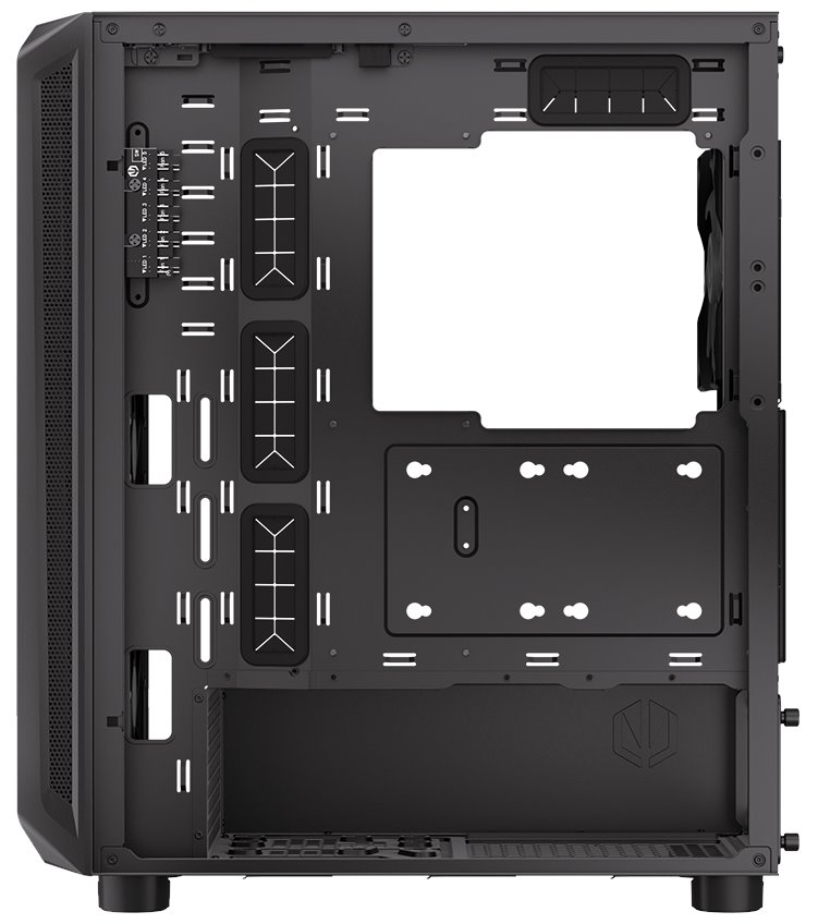 Endorfy skříň Arx 500 ARGB / ATX / 4 x 140 ARGB fan (až 7 fans) / 2xUSB-A / USB-C / tvrzené sklo  / mesh panel /  černá