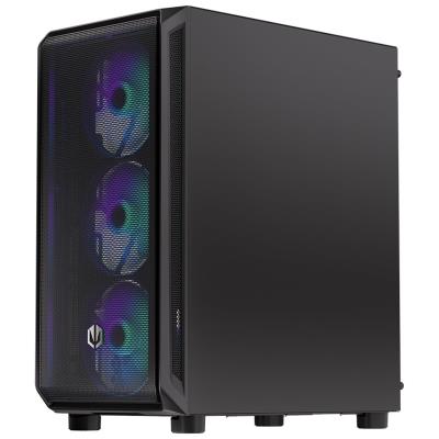 Endorfy skříň Arx 500 ARGB / ATX / 4 x 140 ARGB fan (až 7 fans) / 2xUSB-A / USB-C / tvrzené sklo  / mesh panel /  černá