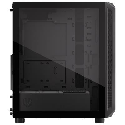 Endorfy skříň Arx 500 Air / ATX / 5 x 140 fan (až 7 fans) / 2xUSB-A / USB-C / tvrzené sklo  / mesh panel /  černá
