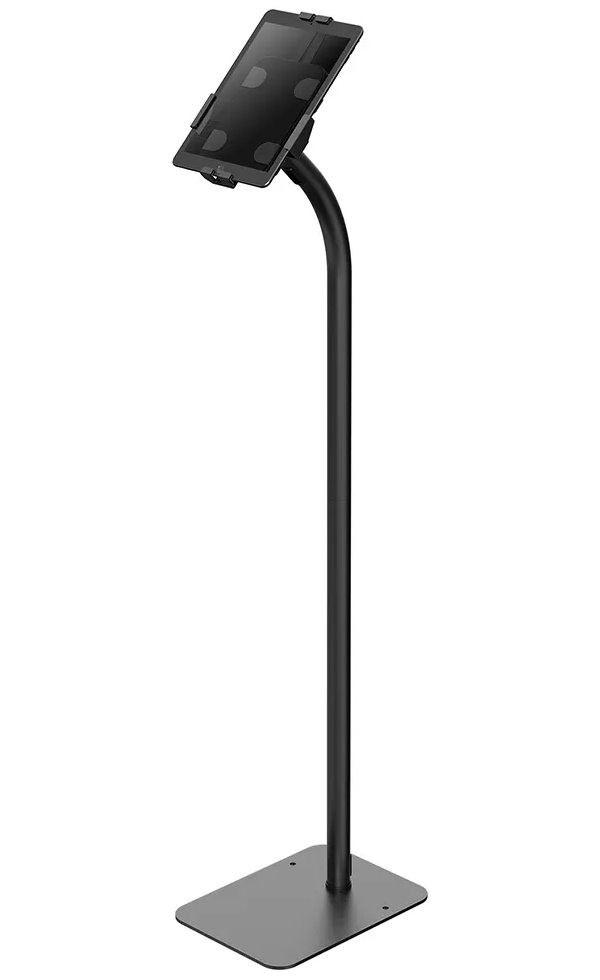Neomounts FL15-625BL1/Držák tabletu/na podlahu/7,9-11" /náklon/rotace 360°/123,8cm/tloušťka tabletu 0-8,5mm/černý