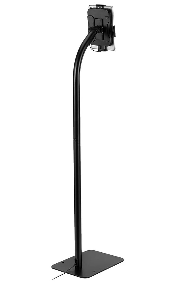 Neomounts FL15-625BL1/Držák tabletu/na podlahu/7,9-11" /náklon/rotace 360°/123,8cm/tloušťka tabletu 0-8,5mm/černý