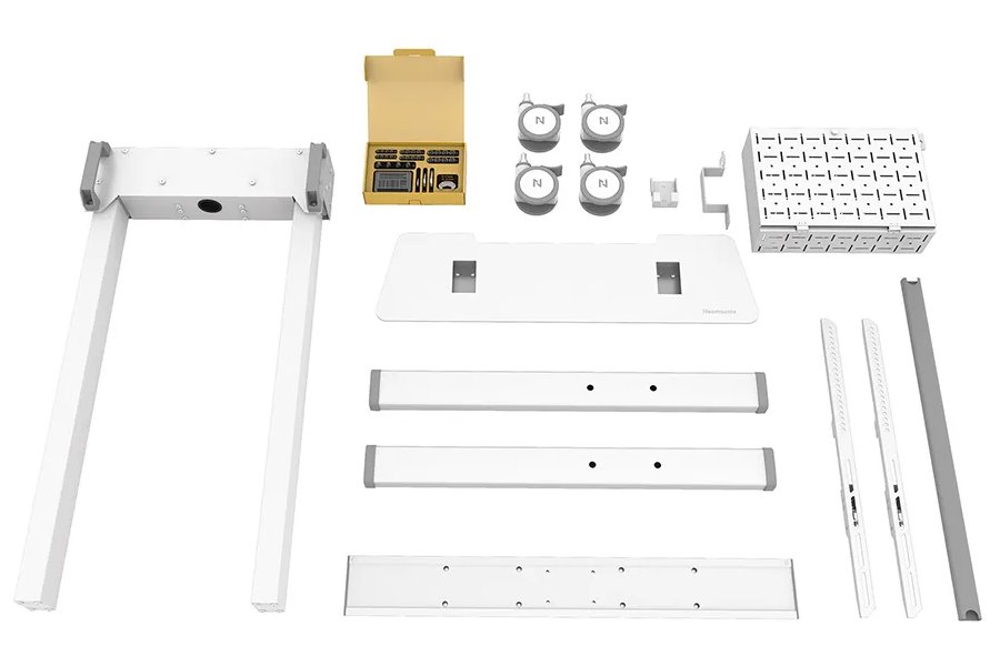 Neomounts FL55-875WH1/Držák displeje/vozík/37-100"/4 kolečka/VESA 800X600/nosn. 110kg/mot. nast.výšky/bílý