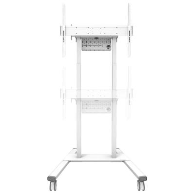 Neomounts FL55-875WH1/Držák displeje/vozík/37-100"/4 kolečka/VESA 800X600/nosn. 110kg/mot. nast.výšky/bílý
