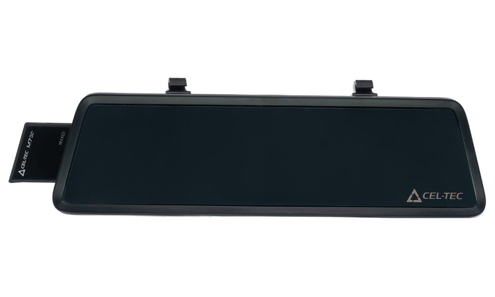 CEL-TEC palubní kamera do auta v zrcátku M7 Dual GPS/2K/zadní 1080p/4,39" IPS LCD/g-senzor/podpora GPS