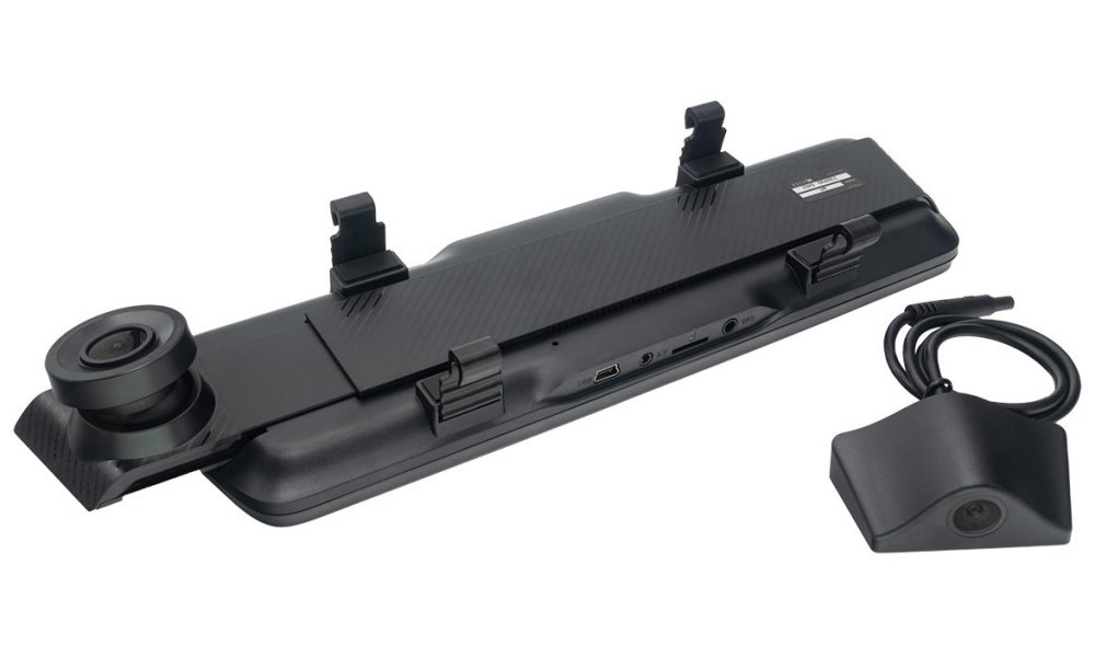CEL-TEC palubní kamera do auta v zrcátku M7 Dual GPS/2K/zadní 1080p/4,39" IPS LCD/g-senzor/podpora GPS