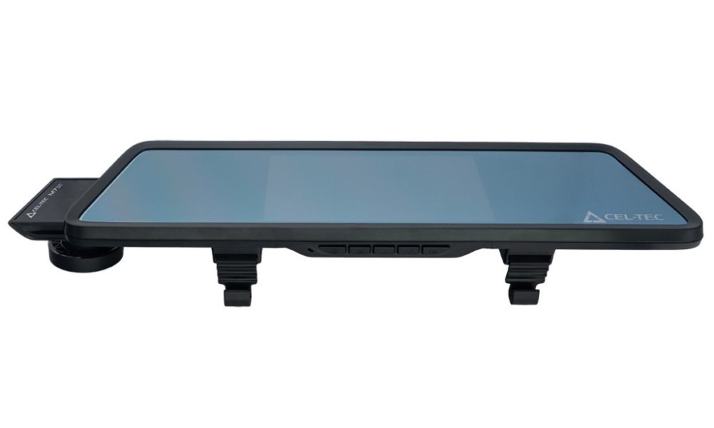 CEL-TEC palubní kamera do auta v zrcátku M7 Dual GPS/2K/zadní 1080p/4,39" IPS LCD/g-senzor/podpora GPS