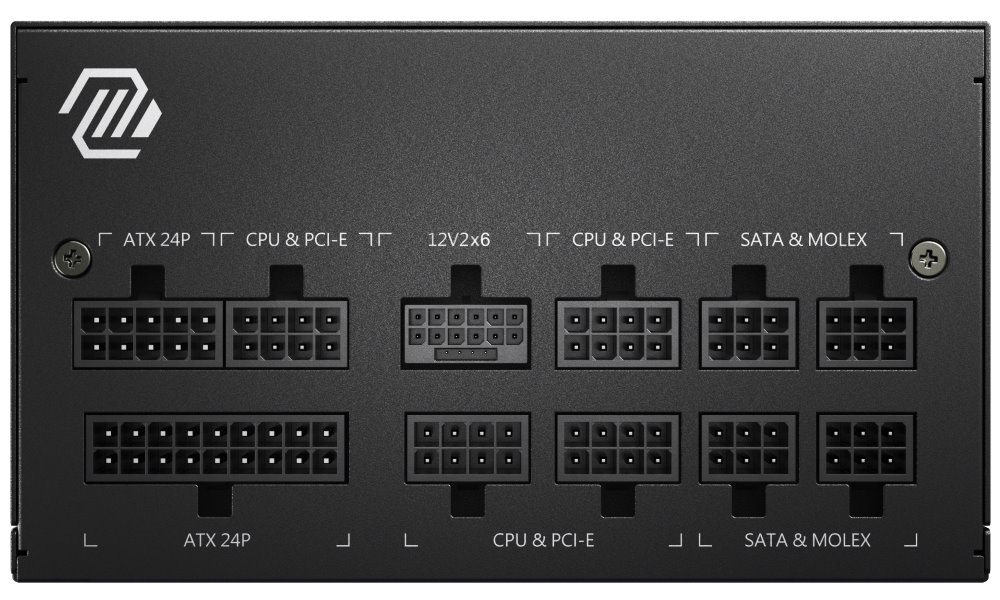 MSI zdroj MAG A850GL PCIE5/ 850W/ ATX3.1/ akt. PFC/ 7 let celk. záruka/ 120mm fan/ modulární kabeláž/ 80PLUS Gold