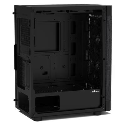 Zalman skříň i4 / middle tower / 6x120 mm fan / 2xUSB 3.0 / USB 2.0 / mesh panel / černý