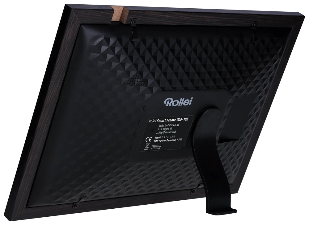 Rollei fotorámeček WiFi 105/ úhlopříčka 10.1"/ 8GB/ 1W/ Frameo APP/ Dřevo/ Černý