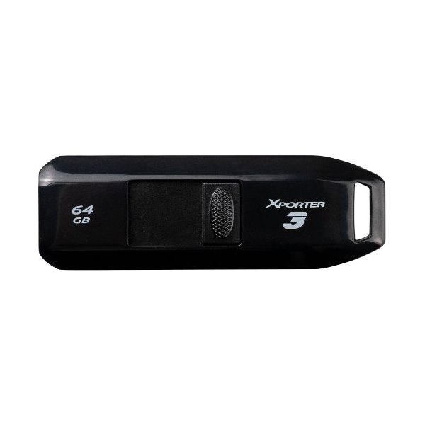 PATRIOT Xporter 3 64GB / USB 3.2 Gen 1 / vysouvací / plastová / černá