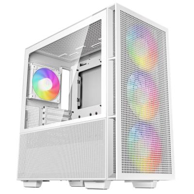 DEEPCOOL skříň CH560 / MidT/ 3x140 a 120mm ARGB fan / USB 3.0 / tvrzené sklo / bílá