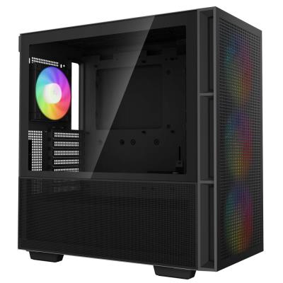 DEEPCOOL skříň CH560 / MidT/ 3x140 a 120mm ARGB fan / USB 3.0 / tvrzené sklo / černá
