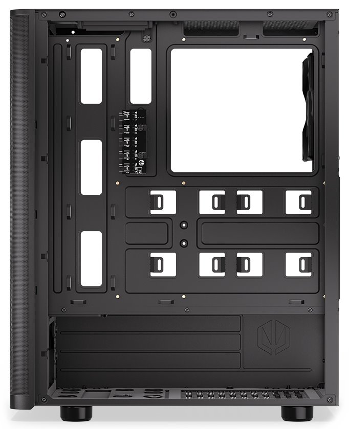 Endorfy skříň Ventum 200 ARGB/ 4x120mm ARGB PWM fan / 2xUSB / tvrzené sklo / černá