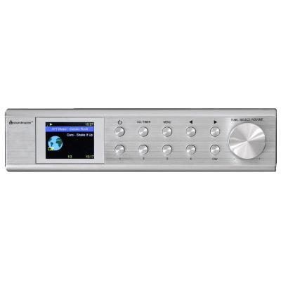 Soundmaster IR1500SI kuchyňské rádio DAB+/ FM/ BT/ 2"LCD/ Wi-Fi/ Stříbrné