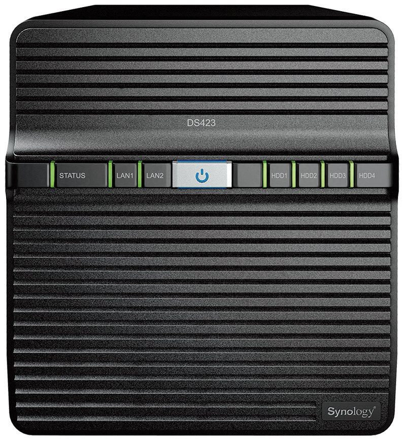 Synology DS423   4x SATA, 2GB RAM, 2x USB 3.2, 2x GbE
