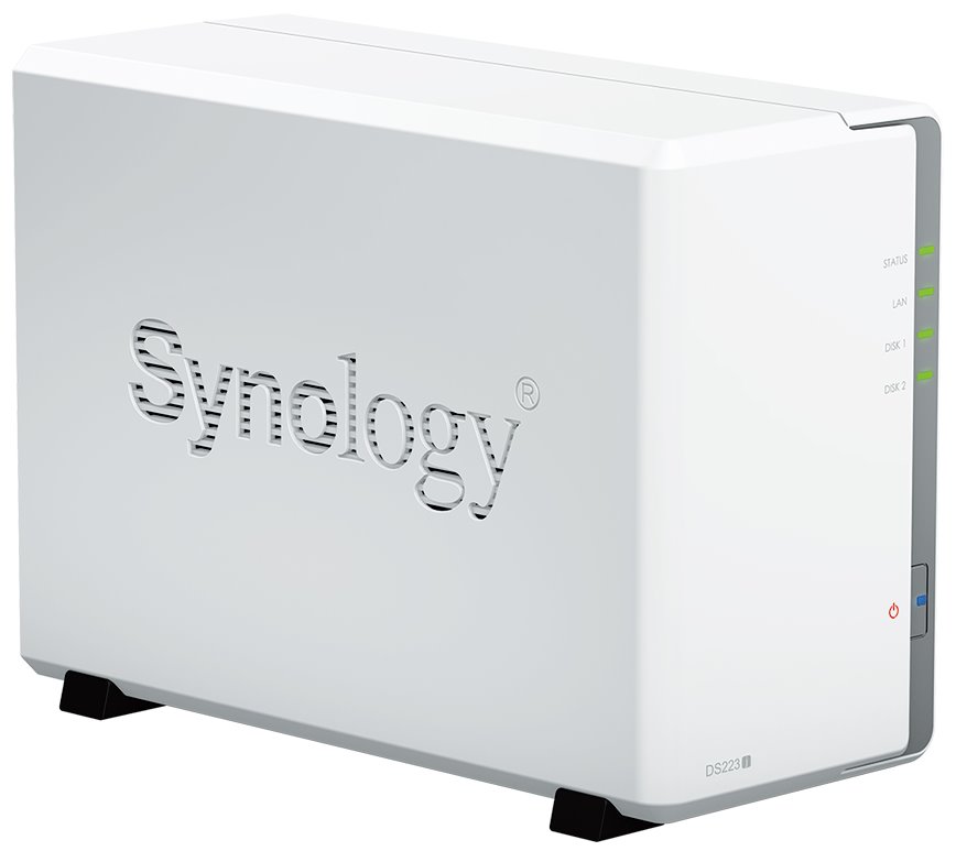 Synology DS223j   2x SATA, 1GB RAM, 2x USB 3.0, 1x GbE