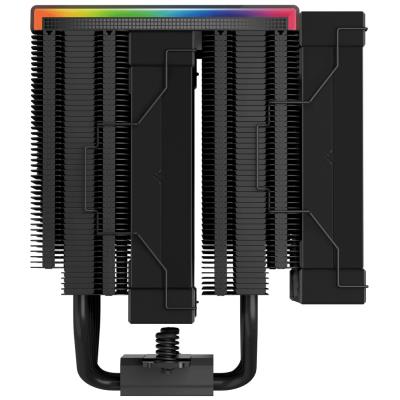 DEEPCOOL chladič AK620 Digital / 2x120mm fan / 6x heatpipes / pro Intel i AMD/ komplet černý / digitální display