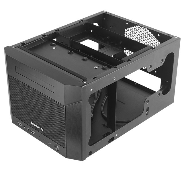 CHIEFTEC Mini ITX CN-01B Pro Cube mini / 2x USB 3.0 / černý