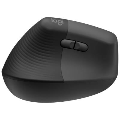 Logitech Lift Left Vertical Ergonomic Mouse - Graphite   Vertikální myš, optická, 6 tlačítek, bezdrátová, USB+Bluetooth