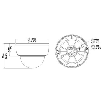 Uniarch by Uniview IP kamera/ IPC-D125-APF28/ Dome/ 5Mpx/ objektiv 2.8mm/ 1944p/ IP67/ IR30/ IK10/ PoE/ Onvif