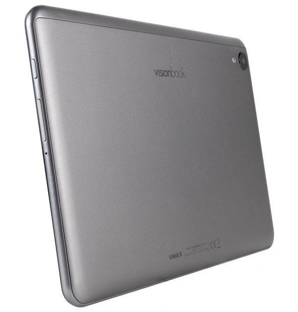 UMAX tablet PC VisionBook 10T LTE/ 10,1" IPS/ 1920x1200/ T610/ 4GB/ 64GB Flash/ USB-C/ SD/ micro SIM/ Android 12/ šedý