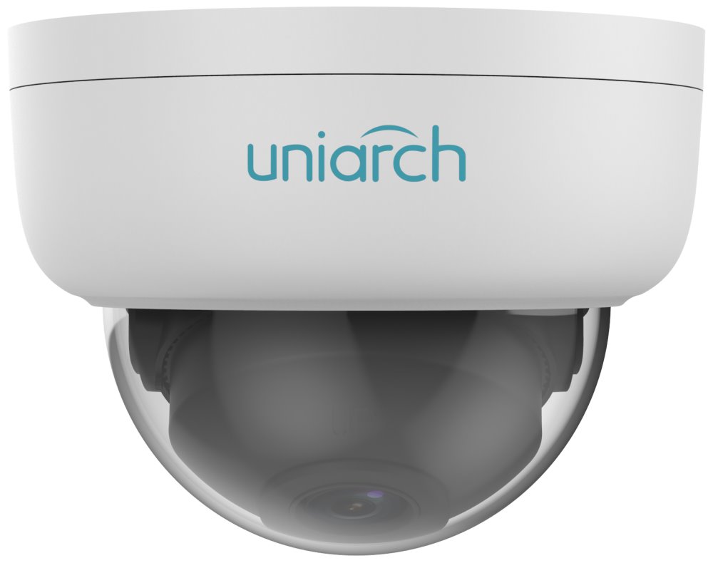 Uniarch by Uniview IP kamera/ IPC-D124-PF28K/ Dome/ 4Mpx/ objektiv 2.8mm/ 1440p/ McSD slot/ IP67/ IR30/ PoE/ Onvif