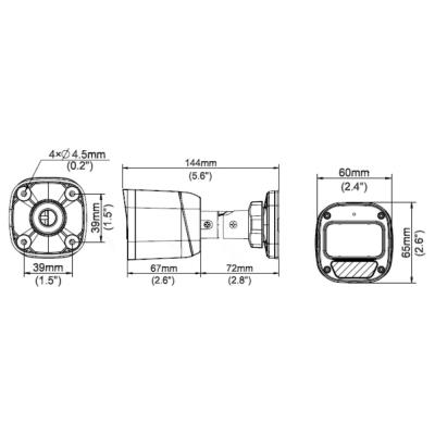 Uniarch by Uniview IP kamera/ IPC-B122-APF28/ Bullet/ 2Mpx/ objektiv 2.8mm/ 1080p/ IP67/ IR30/ PoE/ Onvif