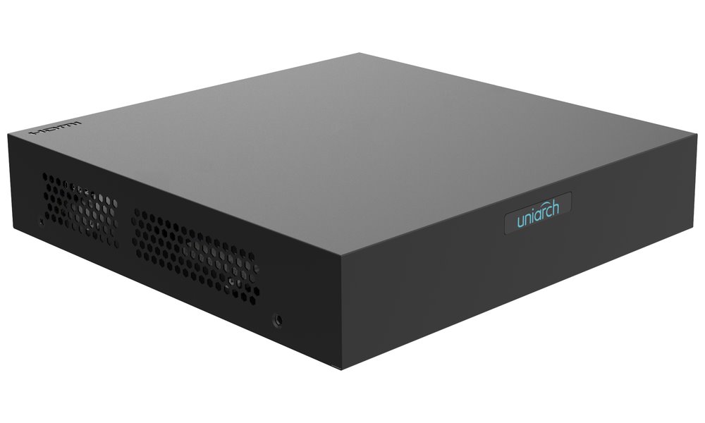 Uniarch by Uniview NVR rekordér/ NVR-104S3-P4/ pro 4 kamery/ rozlišení 6 Mpix/ 4x PoE/ Onvif