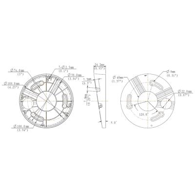 Uniarch by Uniview držák pro kameru TR-UM06-E-IN/ kompatibilní s kamerami IPC-D11x/ D12x