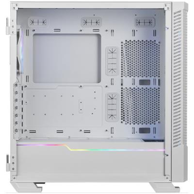 MSI skříň MPG VELOX 100R WHITE/ bez zdroje/ levé temperované sklo/ 4x ARGB 120 mm fan/ 1x USB3.1 Type-C/ 2x USB3.0/ bílá