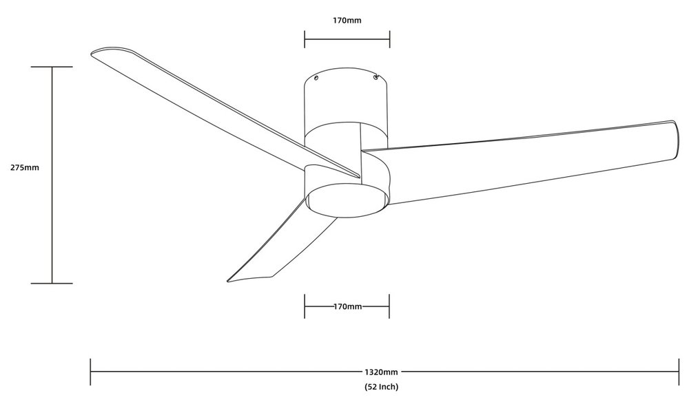 IMMAX NEO LITE FRESH SMART LED stropní svítidlo s ventilátorem 18W/40W Wi-Fi černé, TUYA