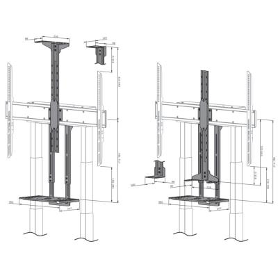 Neomounts AFL-875WH1/Držák kamery a multimedia police pro FL55-875WH1 a WL55-875WH1/nosn. 9kg/Logitech ad./bílý