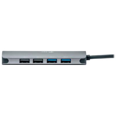 i-tec dokovací stanice USB-C Metal Nano/ 2x USB 3.2/ 2x USB 2.0/ 2x HDMI/ LAN/ Power Delivery 100W